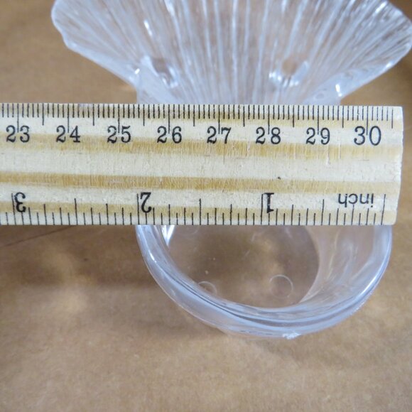 Sea Shell (8) Dipping Shrimp Cocktail Bowls Vintage strong acrylic standsby self - Picture 5 of 7